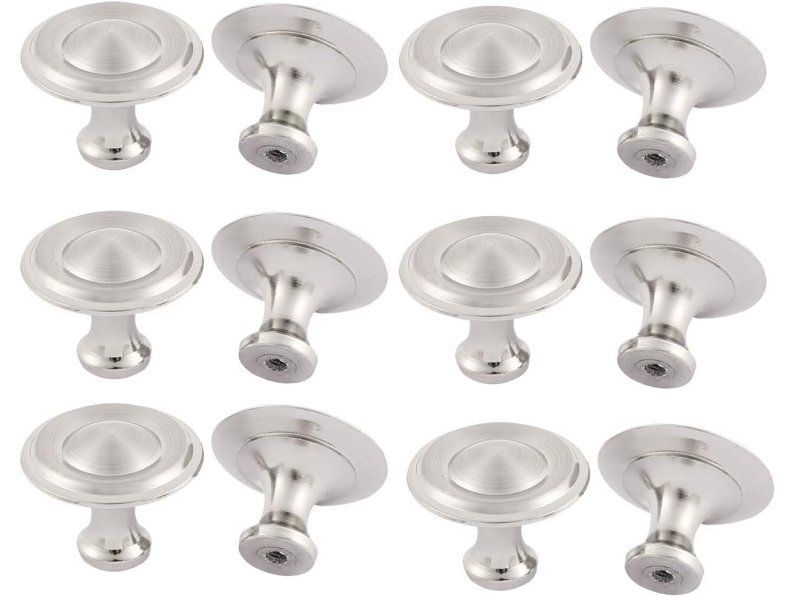 Tiradores Cajonera/cómoda, Redondos, Tirador Gris Plateado, 12 (6ce9022b3fb1ae93d6006283717cb2d7)