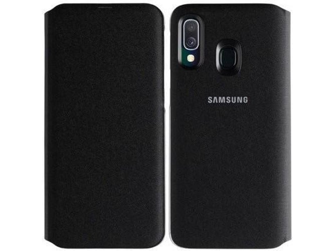 Funda SAMSUNG Galaxy A40 Wallet Negro