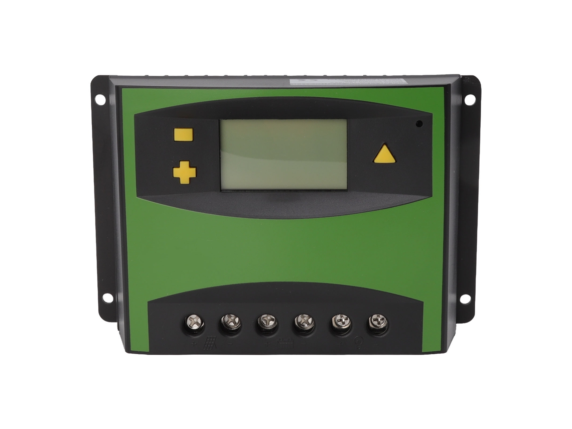 Controlador de carga solar inteligente de 12 V/24 V y 60 A con pantalla LCD y regulador de batería