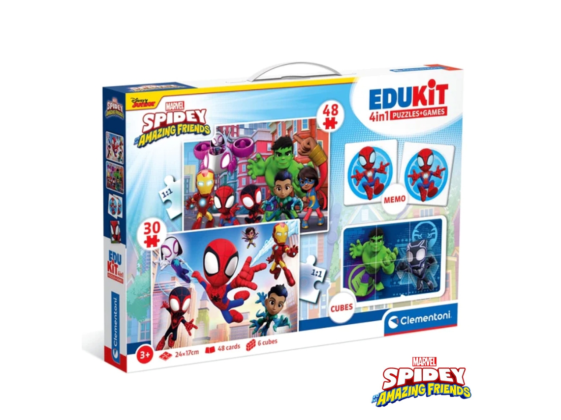 Edukit Spidey 48 Piezas CLEMENTONI