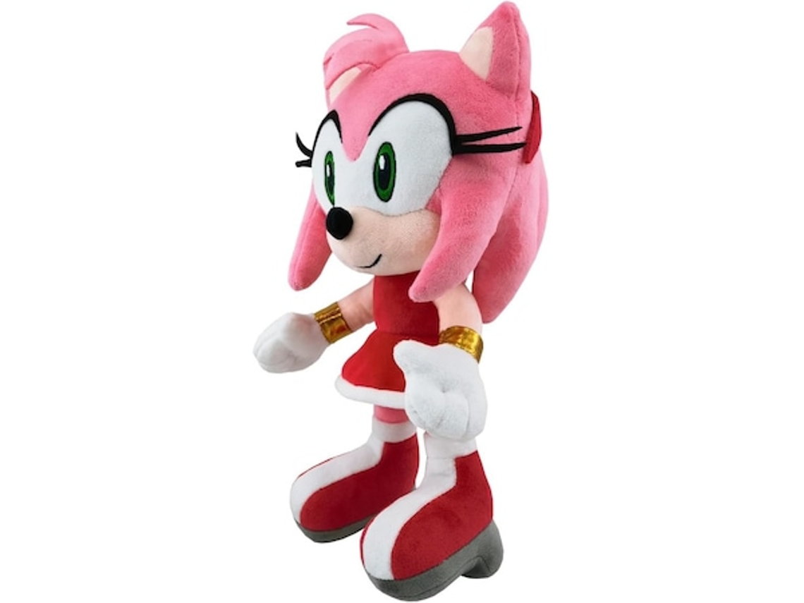 Peluche Sonic con Cabeza Grande, Rosa