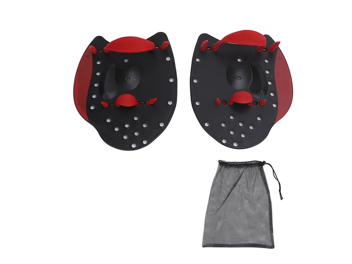 2026-1 Par Swimming Hand Paddles Silicona Polipropileno Ajustable Paleta De Mano Natación Ayuda Entrenamiento Hombre Mujer M
