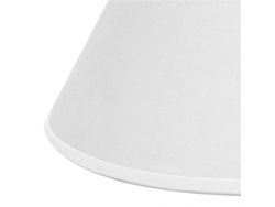 FAB 157322001 Pantalla Clara E27 Blanca 20dx10dx13h Conica Cerrada