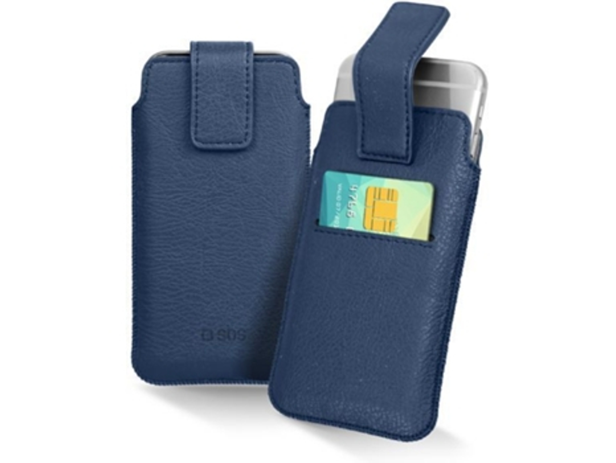 Funda SBS Pocket XL universal hasta 5'' azul