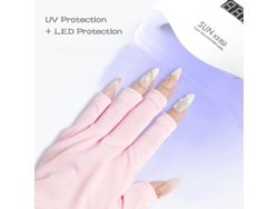 Guantes De Protección Uv Para Decoración De Uñas, Protector Anti-oscurecimiento De Lámparas Led