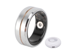 Anillo inteligente con monitor de actividad física IP68 dorado y plateado para iOS y Android