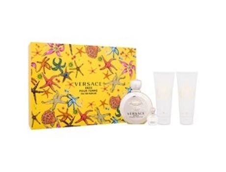 VERSACE - Eros Pour Femme Gift set EDP 100 ml, shower gel 100 ml, body lotion 100 ml and miniature EDP 5 ml 100ml