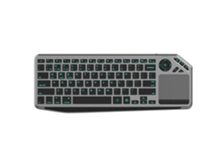 Teclado TECHLY ICTB9801TB (Negro - Multicolor - Monocromo - QWERTY)