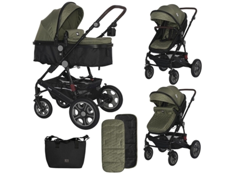 Carrito dúo convertible LORA hasta 15 Kg de LORELLI loden green