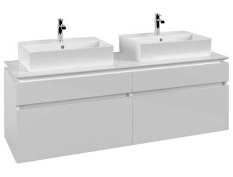 Mueble de tocador Villeroy &amp Boch Legato B677 1600x550x500mm 2 lavabos