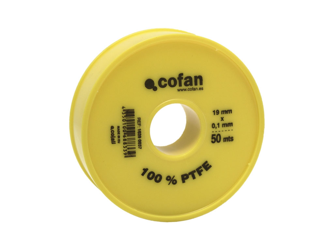 Rollo PTFE DE 19mm X 0,10mm