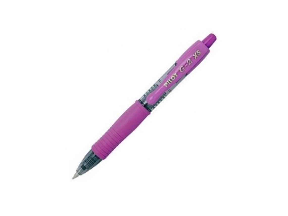 Bolígrafo C/12 Pilot G-2 Pixie Pink de punta de 0,7 mm