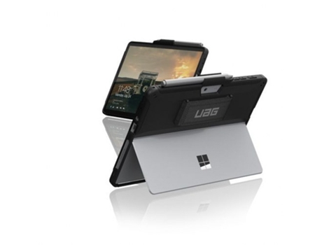 UAG Estuche resistente Scout para Surface Go/Go 2/Go 3/Go 4 con correa de mano Negro