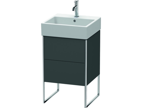 DURAVIT XSquare Vanity unit vertical 48.4x 46.0 cm, 2 cajones, para lavabo Vero Air 235050