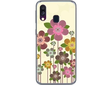Carcasa Samsung Galaxy A40 TUMUNDOSMARTPHONE Primavera En Flor Multicolor