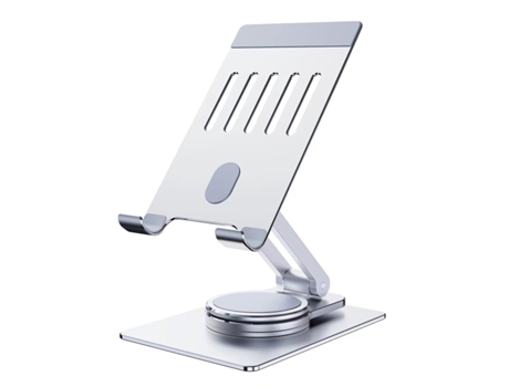 ELKUAIE Adecuado para soporte de tableta de escritorio, rotación de 360 , elevación, soporte de tableta plegable
