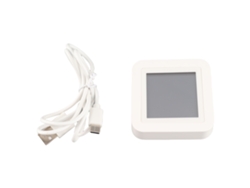 Sensor inteligente Wifi Tuya 2026 con pantalla LCD, USB, temperatura/humedad, compatible con Alexa.