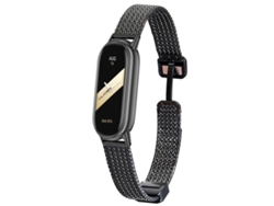 Pulsera para Xiaomi Smart Band 10/9/8 NFC - Acero inoxidable - Cierre magnético - Diseño de espiga de trigo