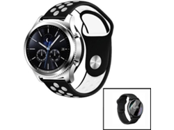 Correa SportyStyle + Protector de Hydrogel PHONECARE para Xiaomi Mi Watch Revolve Active Negro, Blanco