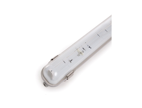 Pantalla Estanca para un Tubo de LEDs 1200mm ABS/PC Clips PC GREENICE