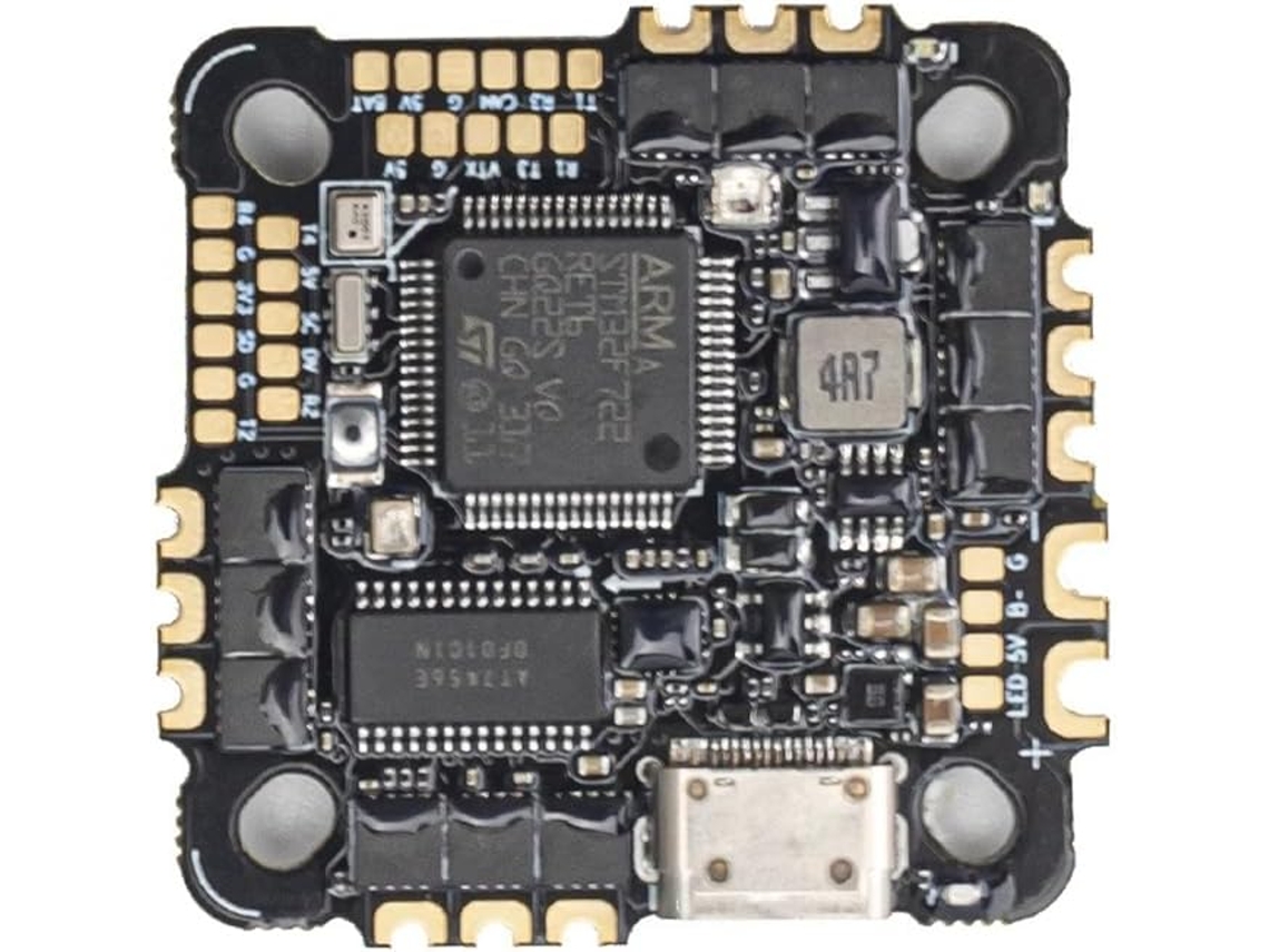 F7 40a Aio Controlador De Vuelo Esc Placa Integrada 4 6s Icm42688p Para Drones De Carreras Fpv Y Aviones