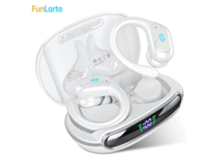 FONES DE OUVIDO MDUG sem fio com condução óssea, cancelamento de ruído e microfone, design aberto