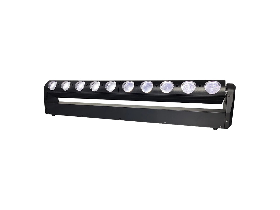 Faro móvil, LED RGBW, control DMX, negro, enchufe UE OEM