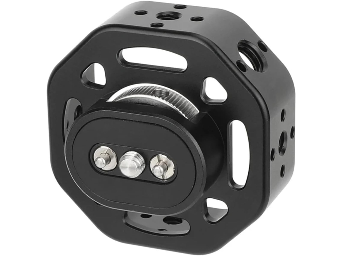 Jaula De Cámara De Aluminio Ligero - Rosca De 1/4" - 3/8" - Conector De Extensión - Asa