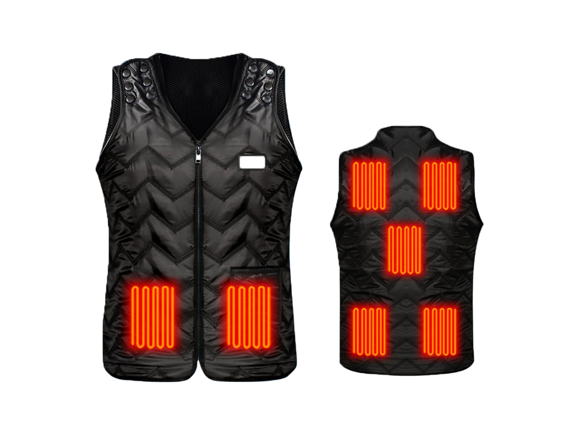 2026-chaleco Eléctrico Usb Ajustable Longitud Y Busto Abrigo Caliente Chaqueta Calefactora Para Hombre Y Mujer