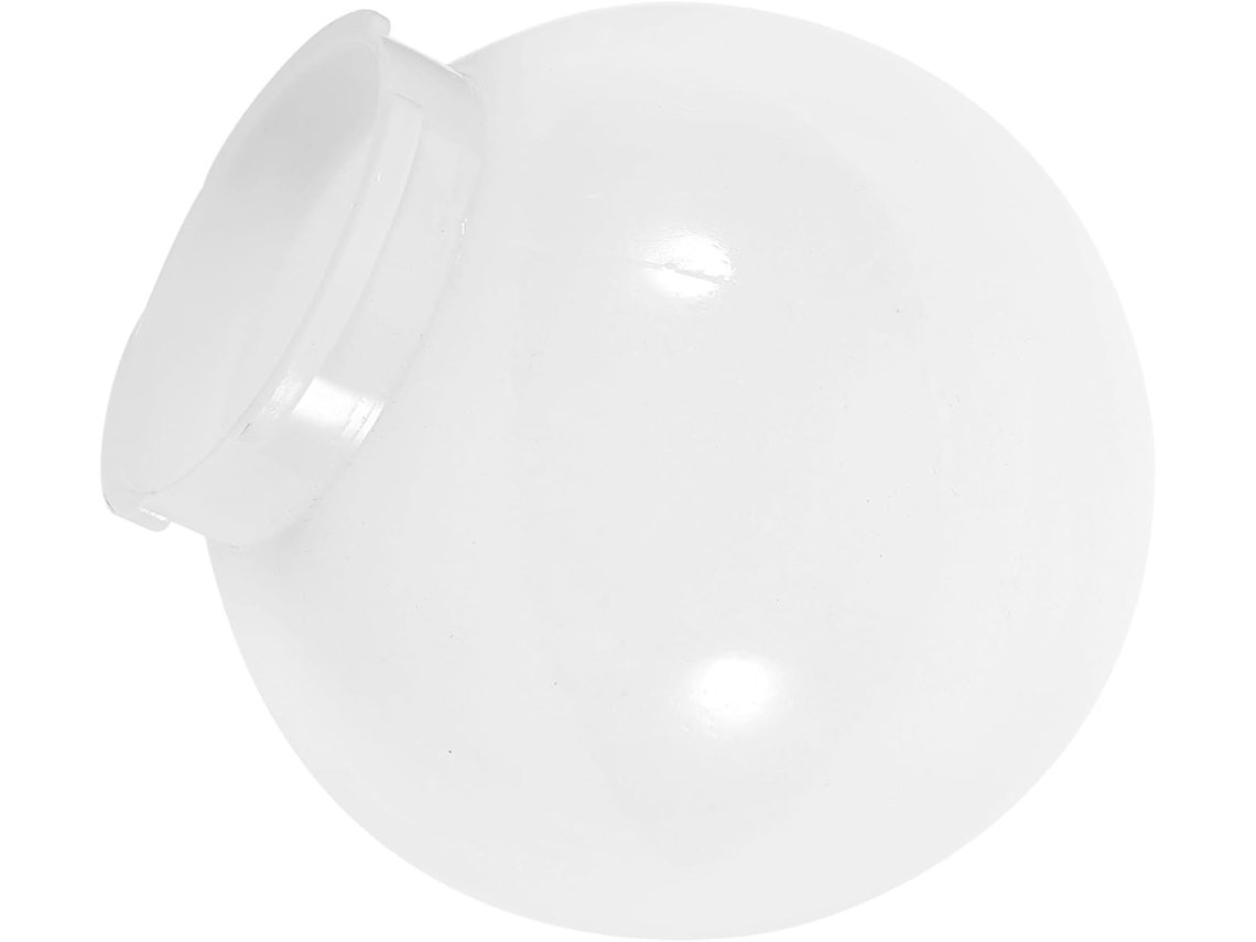 Globo De Exterior De Acrílico Blanco, Forma Esférica, Acabado Delicado, Para Terraza O Pared.
