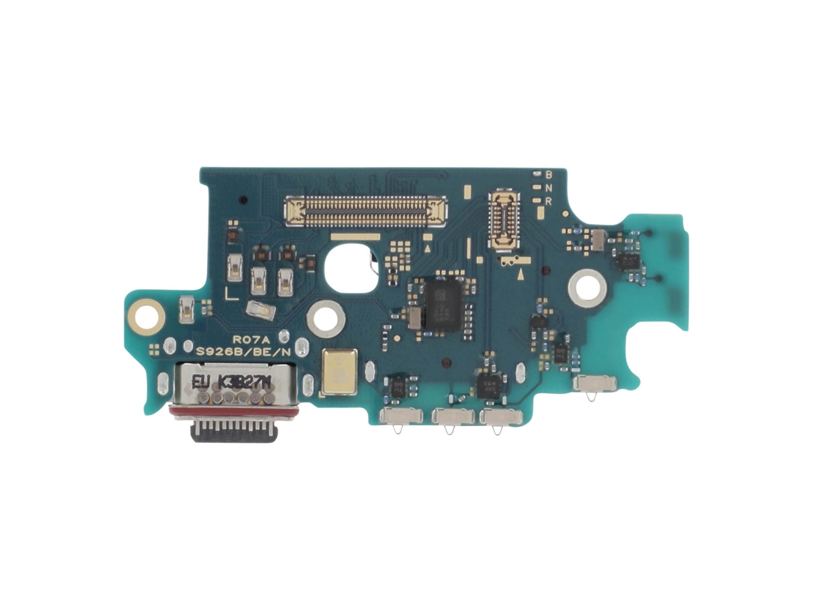 Conector de carga para Samsung Galaxy S24 Plus Puerto de micrófono Usb C, Service Pack original Negro Samsung