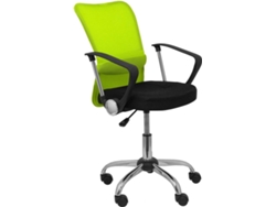 Silla de Escritorio Operativa PIQUERAS Y CRESPO Cardenete Verde y Negro (Malla y Tejido)