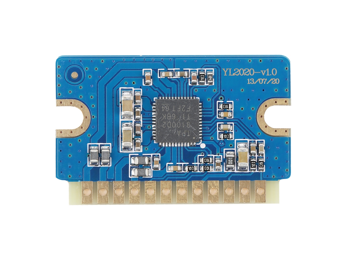Módulo Amplificador De Potencia Digital Clase D 20w+20w 12v-24v Mini Placa De Doble Canal