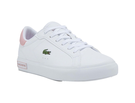 Zapatillas de Mujer LACOSTE Powercourrt Suj Piel Blanco (37)