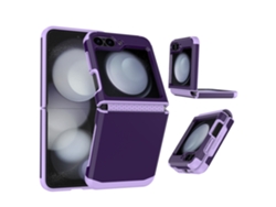 Funda Armadura Plegable Profundo para Samsung Galaxy Z Flip 5 SIURN Morado