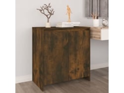 Aparador Madera Contrachapada Color Roble Ahumado 70x41x75 Cm