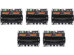 5 placas de expansión Micro:bit Robotbit V2.0 con soporte para programación offline Makecode SFUSHOS