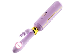 Vibrador Telescpico Separable De 10 Frecuencias Para Mujer (morado)