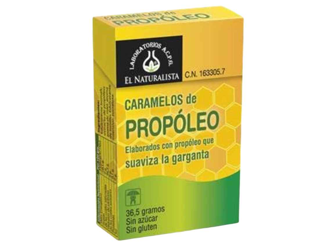 Suplemento Alimentar EL NATURALISTA Caramelos Propoleo (20 Unidades - Eucalipto)