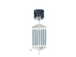 Controlador para columpio de bebé, 9 velocidades de vibración, función de control remoto, azul