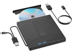 Grabadora Externa De Blu-ray 7 En 1 De 100 Gb, Compatible Con Discos Bd, Cd Y Dvd, Para Pc, Portátiles Y Ordenadores De Sobremesa.