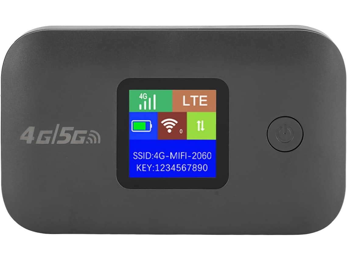 Router móvil 4G LTE Wi-Fi portátil de 150 Mbps con ranura para tarjeta SIM, ideal para viajes, compatible con entre 8 y 10 dispositivos y componentes de computadora.