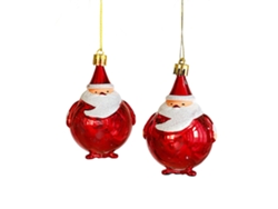 Conjunto de adornos navideños con sombreros y bastones de caramelo TRUYUETY