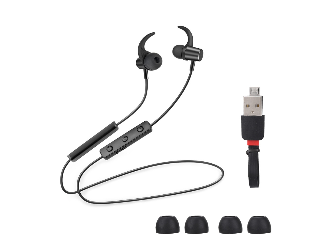 Auriculares Bluetooth (deportivos Inalámbricos) Fineblue P20 Intrauditivos Negro