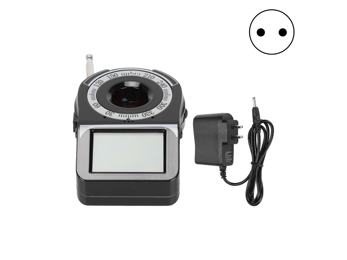 Detector De Señal Rf Para Cámara Inalámbrica Y Rastreador Gps Con Enchufe De 100-240 V Para Seguridad.