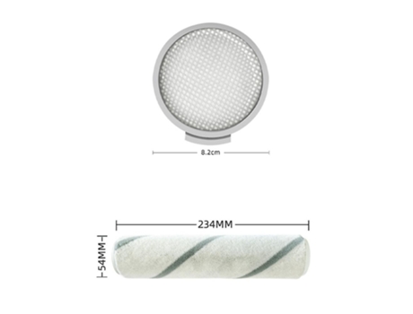 Filtro hepa de escova macia para aspirador portátil xiaomi mijia mi