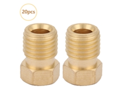 20 piezas de racores de latón para tuberías, adaptador NPT, rosca PA-4 M8*1, hembra, para tuberías.