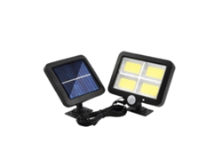 Lámpara solar con sensor de movimiento, múltiples LED COB, 3 modos, para interior, exterior, techo, almacén y jardín.