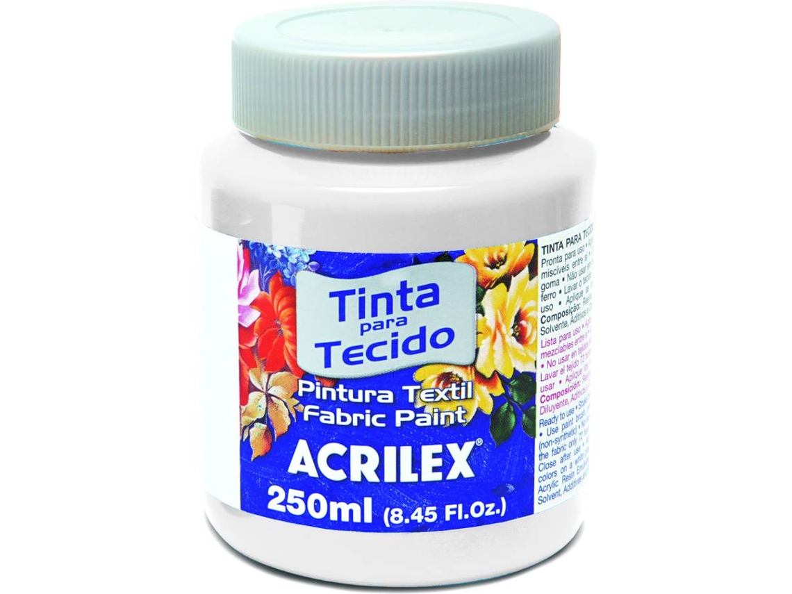 Tinta de Tela Mate Acrilex Blanco (04125/519 250ml)