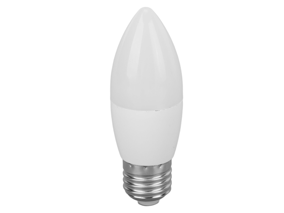 Yncm2026-bombilla Led Candelabra C37 5w 5000k 450lm Protección Ocular Para Ventilador Techo 100-240v
